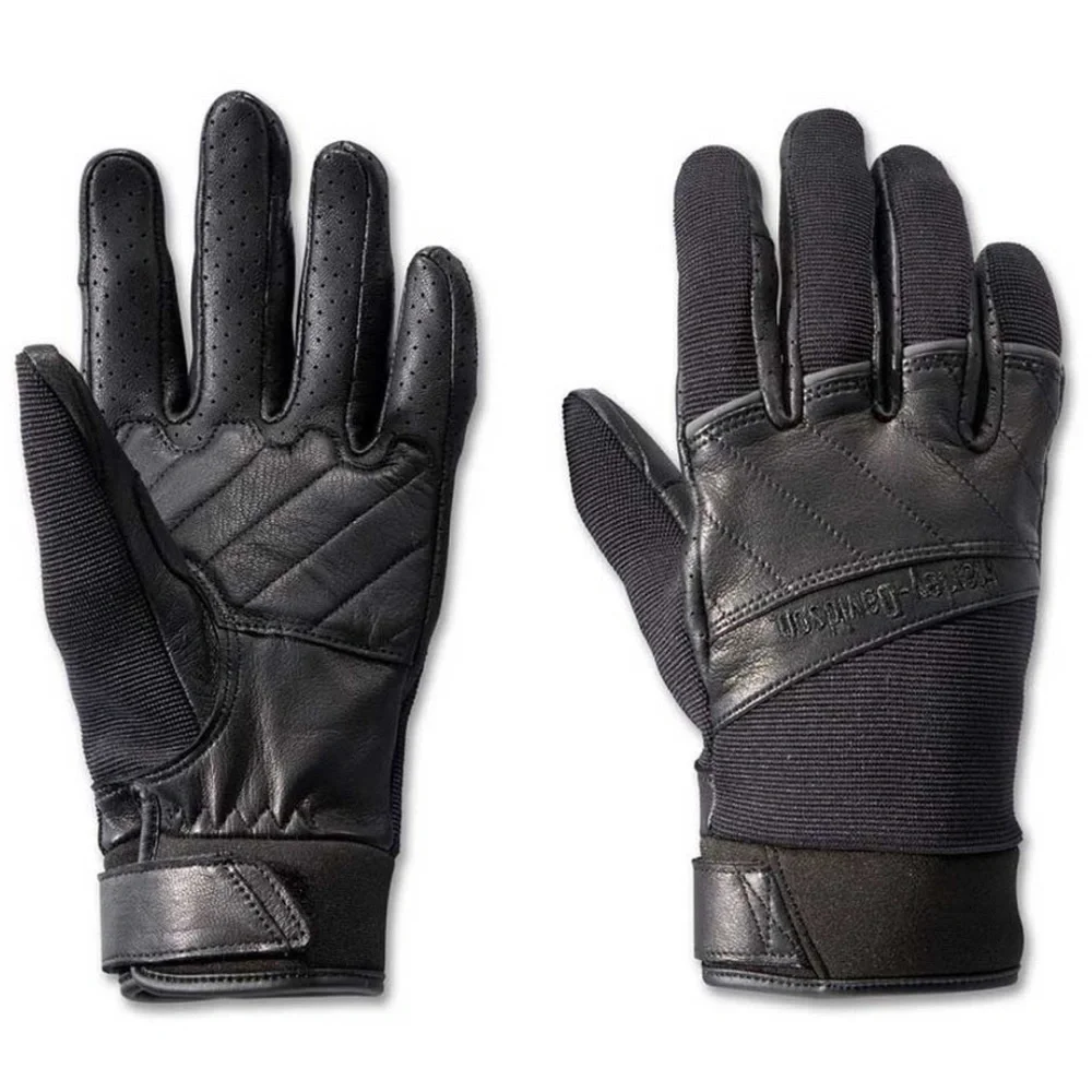 Harley-Davidson Women's Navigator Mixed Media Full-Finger Gloves - XS